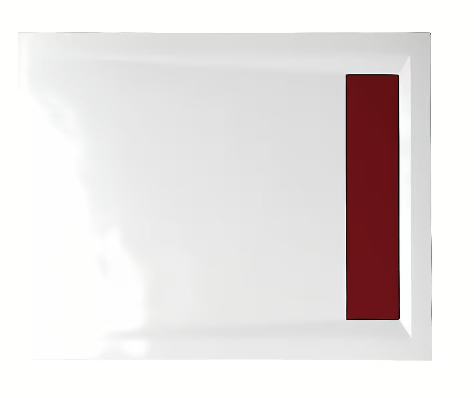 Bijela pravokutna tuš kada Polysan Varesa 100x80 cm od lijevanog mramora