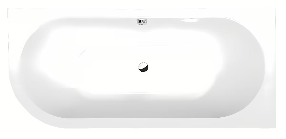 Desna asimetrična kada Polysan Viva R Monolith 170x75 cm od lijevanog akrila s monolitnom oblogom