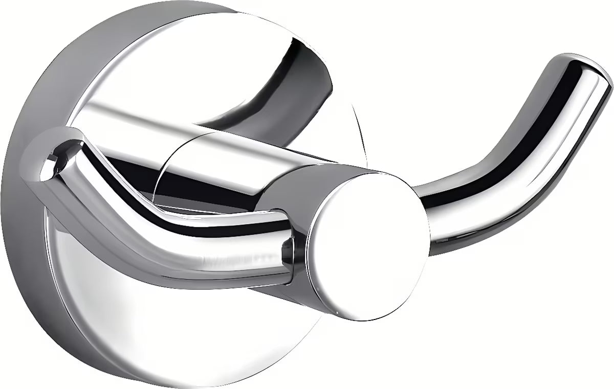 Kromirani dvostruka kuka Rav Slezak pro za kupaonicu, za montažu bušenjem