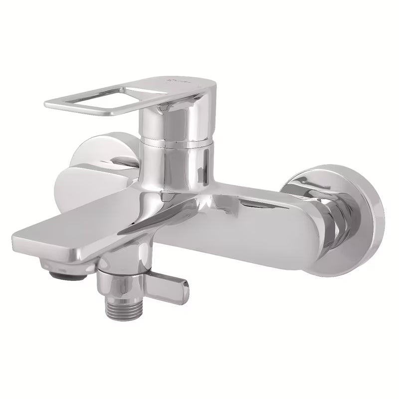 Zidna jednoručna baterija miješalica za kadu Rav Slezak Nil u krom izvedbi bez tuš seta.