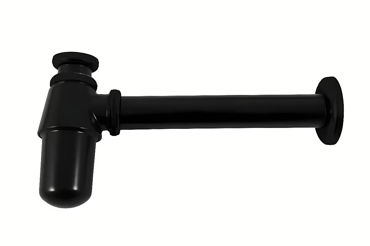 Sifon za Umivaonik Rav Slezak Ø 32 u obliku boce u crnoj mat boji