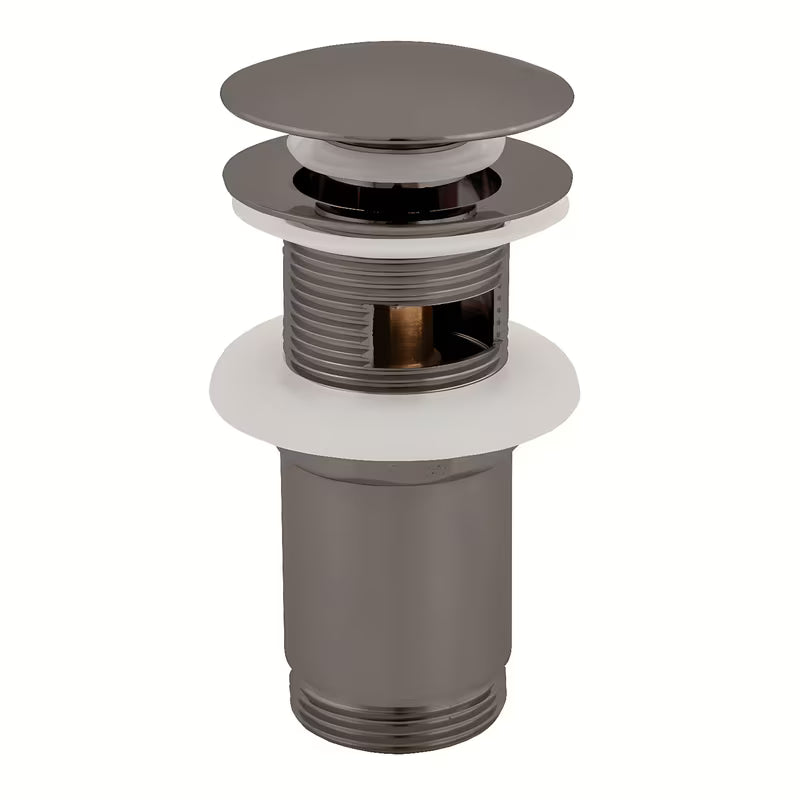 Umivaonički odvod ClickClack 5/4 u boji metal grey s PVD završnom obradom