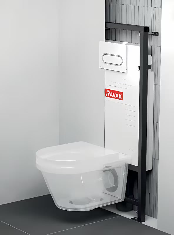 Podžbukni vodokotlić za WC Ravak Chrome pro za ugradnju u knauf s dvokoličinskim ispiranjem