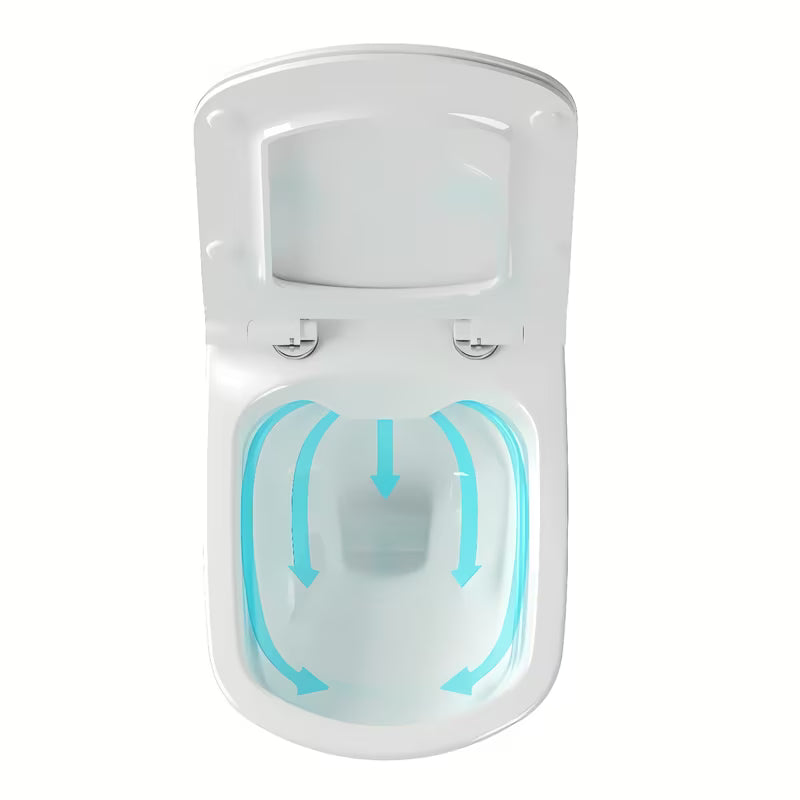 Bijeli viseća WC školjka Ravak Classic s bezrubnom tehnologijom RimOff i skrivenim pričvršćenjem