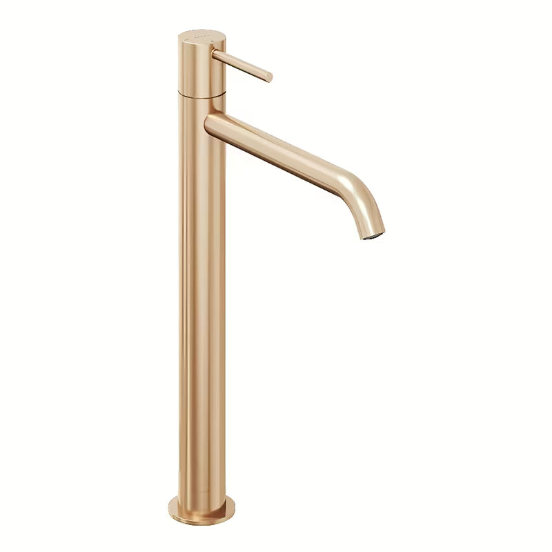 Visoka stojeća miješalica za umivaonik Ravak Espirit u izvedbi Rose Gold Brushed bez odvoda