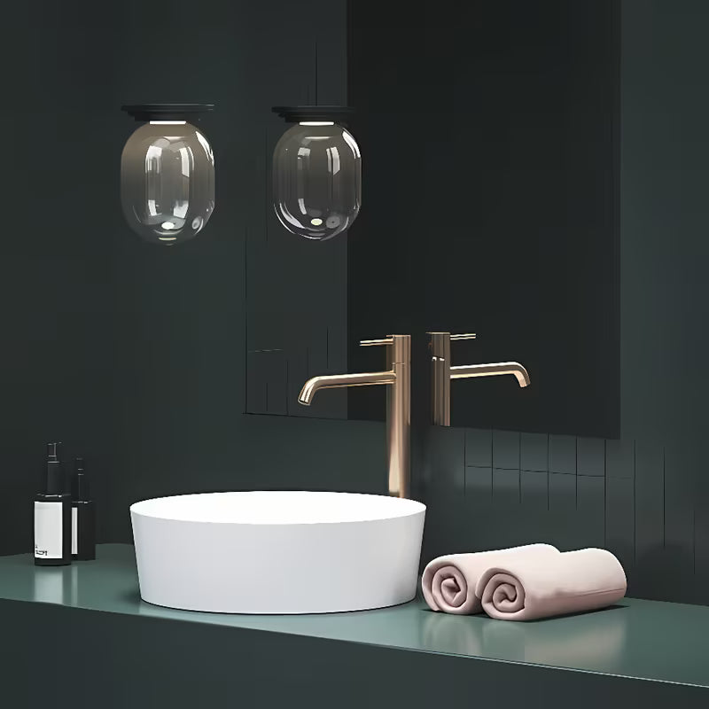 Visoka stojeća miješalica za umivaonik Ravak Espirit u izvedbi Rose Gold Brushed bez odvoda