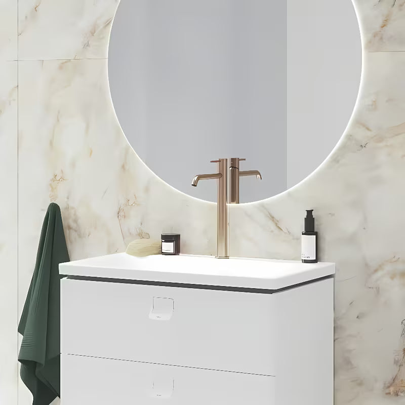 Visoka umivaonička stojeća slavina Ravak Espirit u izvedbi Rose Gold Brushed bez odvoda