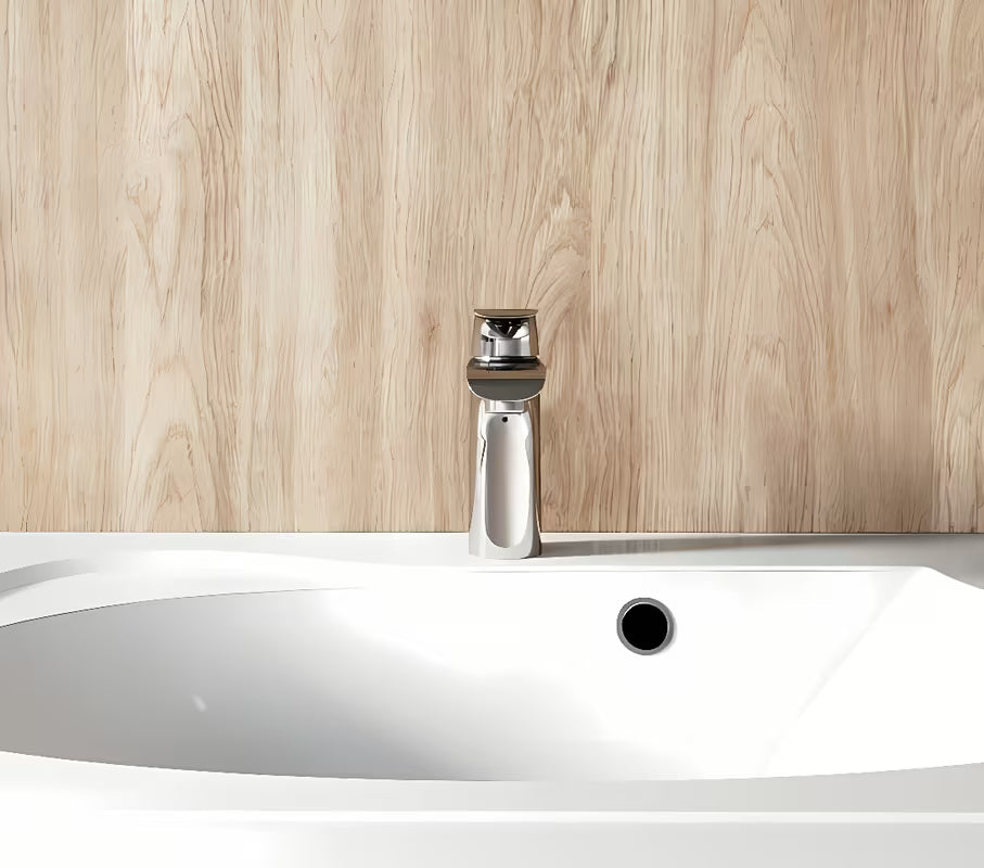 Stojeća miješalica za umivaonik Ravak Flat u sjajnom kromu bez odvoda