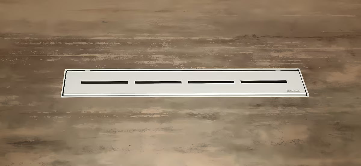Inox tuš kanalica Ravak Runway 85 cm u sjajnoj izvedbi pro za ugradnju u prostor.