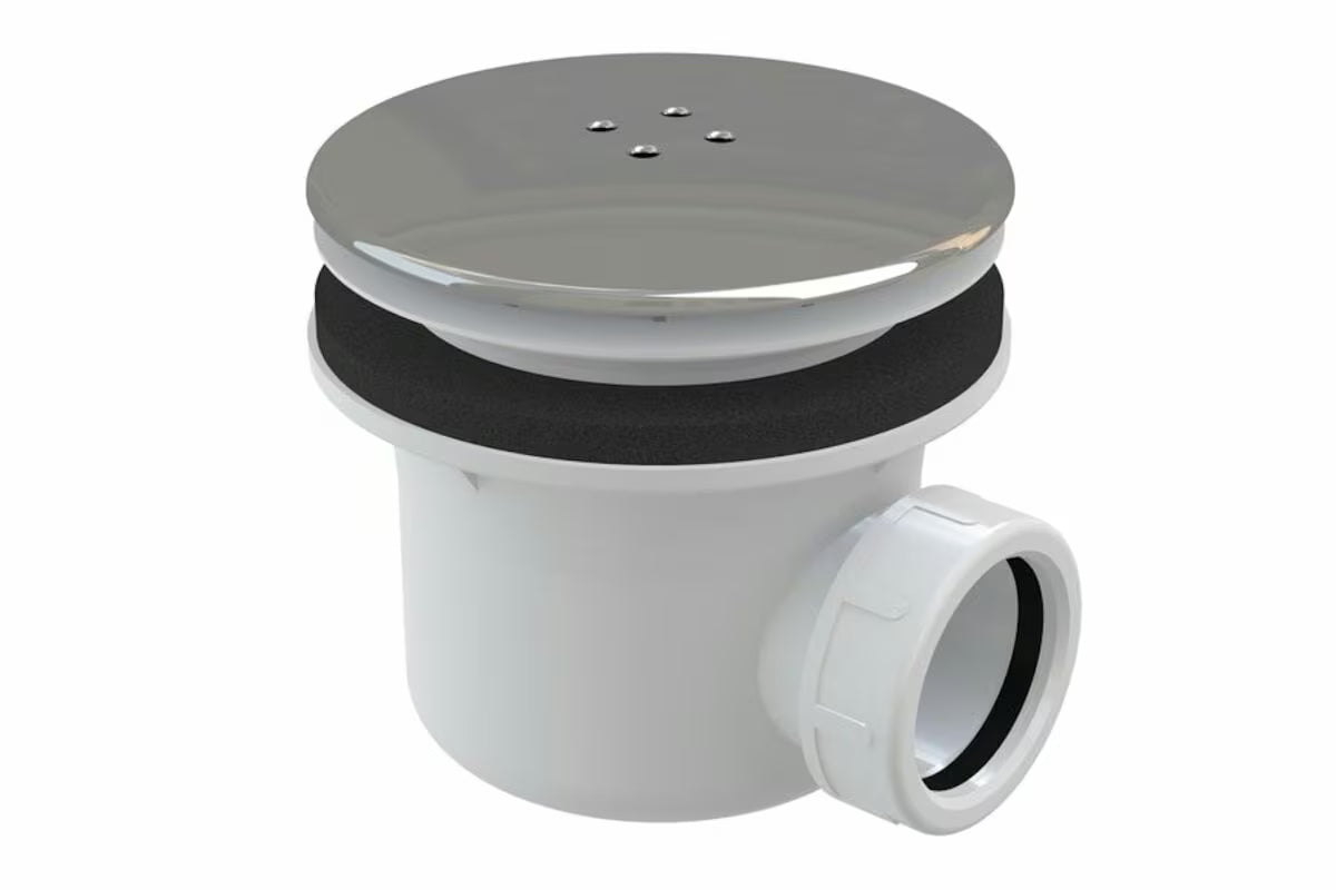 Sifon za tuš kadu sifon Ravak Standard 90 s plastičnim kromiranim poklopcem u sjajnoj krom izvedbi