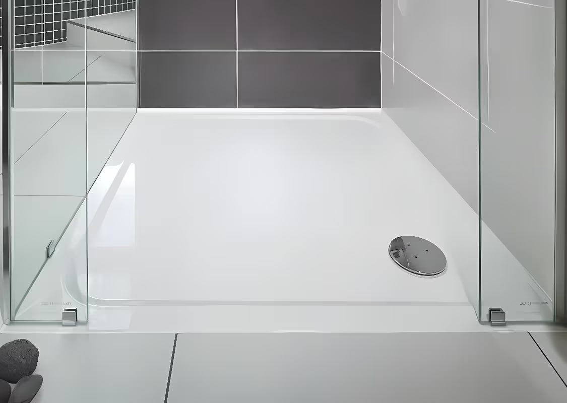 Tuš kada sifon Ravak Chrome s metalnim kromiranim poklopcem pro tuš kade Ø 90 mm