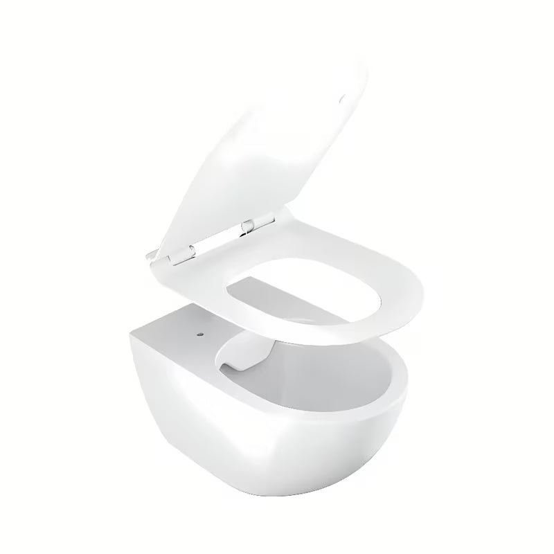 Bijeli WC daska Ravak Vita Slim od duroplasta sa sustavom soft Close pro tihog spuštanja