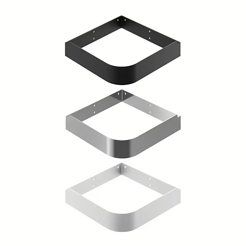 Bijeli keramički kutne viseći umivaonik Ravak Yard s uvučenom odlagališnom plohom