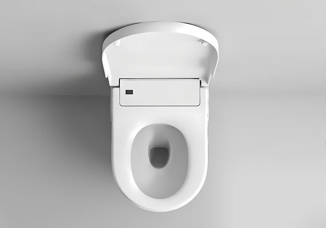 Viseća WC Školjka Roca Inspira In-Wash s integriranim bideom u bijeloj boji i Rimless izvedbi.