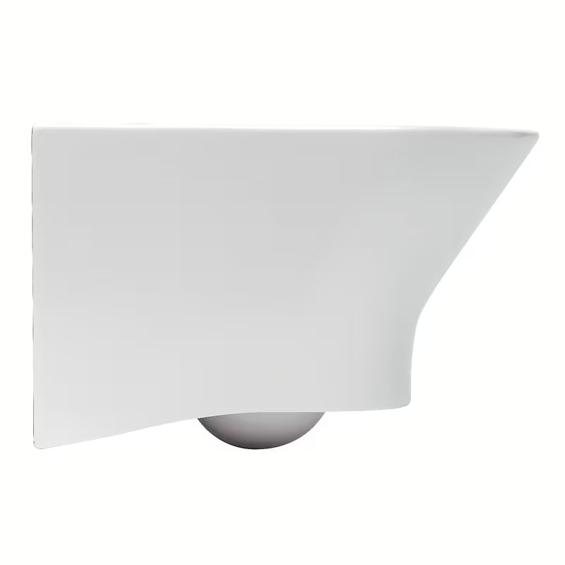 Bijeli viseća WC školjka Roca Nexo bez sustava za ispiranje sa skrivenim pričvršćenjem