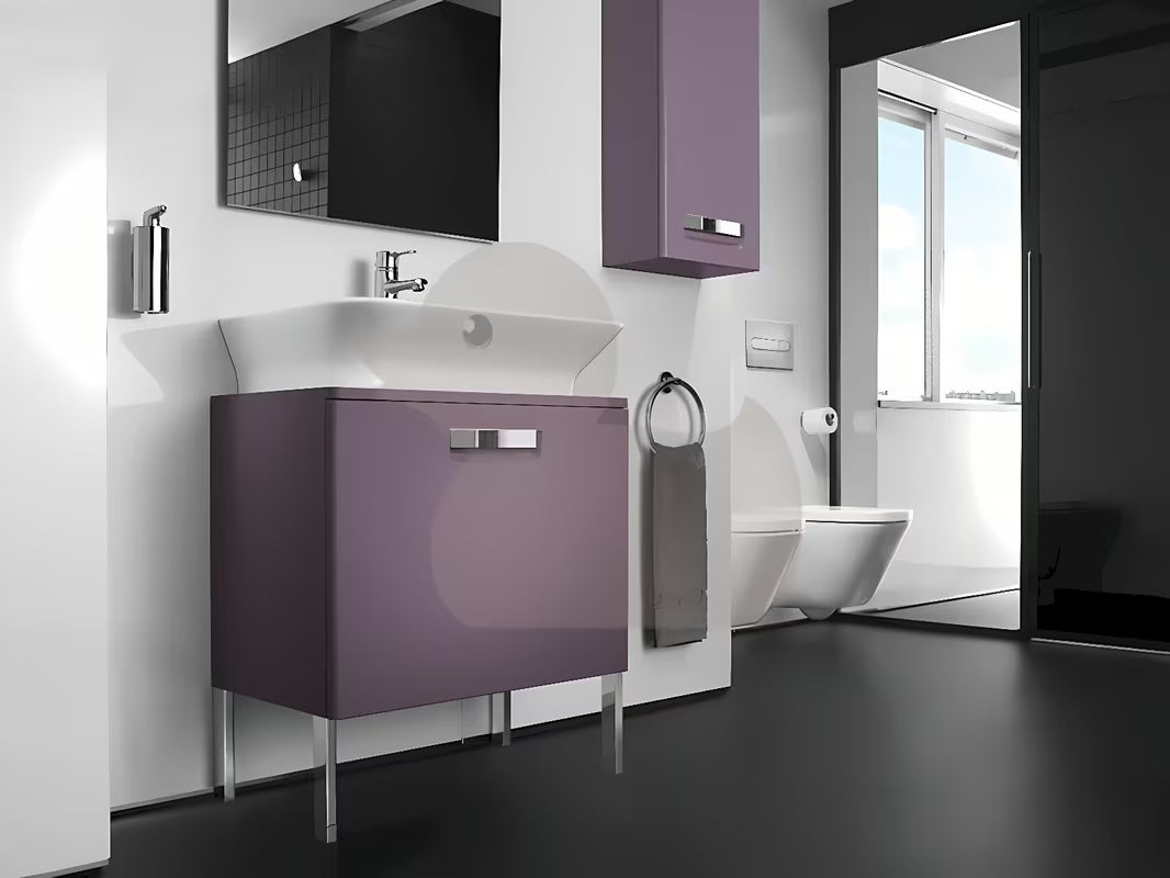 Bijeli viseća WC školjka Roca The Gap od keramike s dubokim ispiranjem i štedljivim ispiranjem 3/4,5 l.