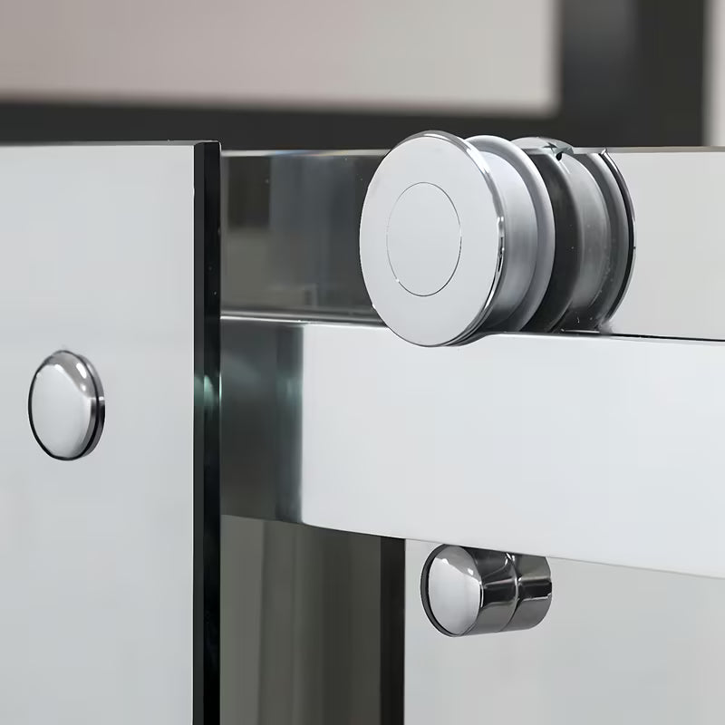 Roth Ambient Line klizne tuš vrata za nišu 150 cm u sjajnom kromu s prozirnim staklom