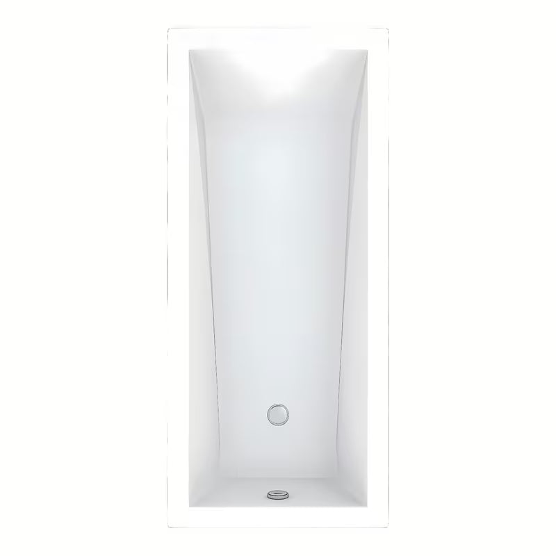 Pravokutna akrilna kada Roth Kubic Neo 160x80 cm modernog dizajna