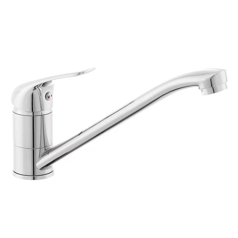 Kromirana jednoručna baterija stojeća miješalica za sudoper S-Line Pro s okretnim izljevom