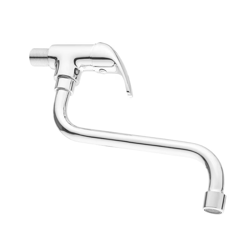 Kromirani zidni jednoručni ventil za umivaonik S-Line Pro s okretnim izljevom