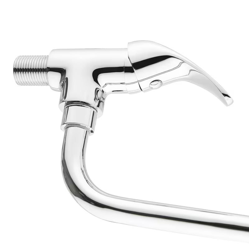 Kromirani zidni jednoručni ventil za umivaonik S-Line Pro s okretnim izljevom