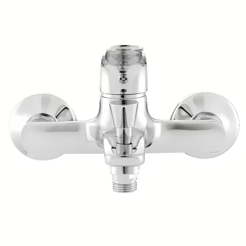 Jednoručna Baterija zidna miješalica za kadu S-Line Pro u krom izvedbi sa zaobljenim dizajnom