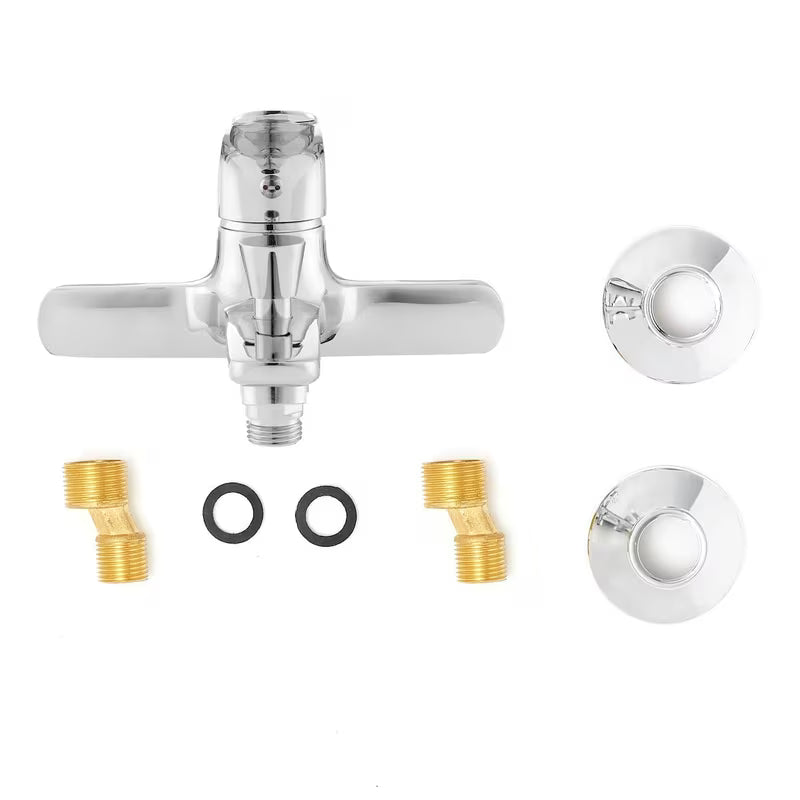 Jednoručna Baterija zidna miješalica za kadu S-Line Pro u krom izvedbi sa zaobljenim dizajnom