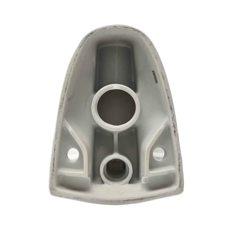 Bijeli viseća WC školjka SIKO S-Line Pro bez sustava za ispiranje s vodoravnim odvodom.