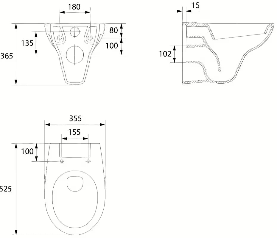 Viseći WC set S-Line Pro s modulom Geberit Kombifix, tipkom Sigma 20 i WC školjke daskom