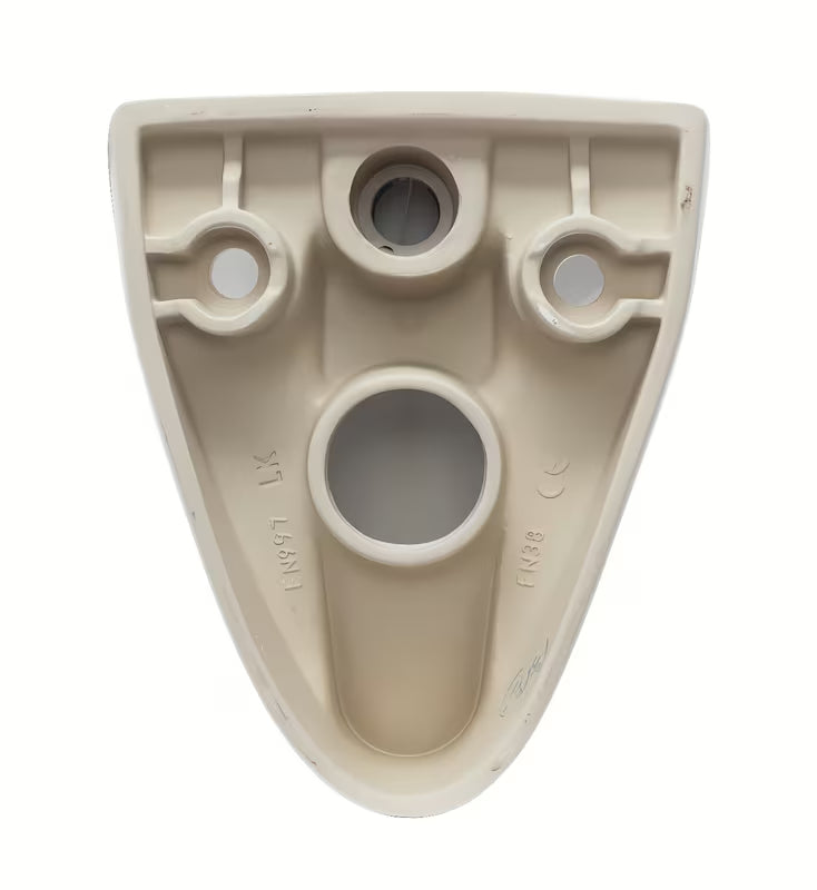 Bijeli viseća WC školjka S-Line Pro od sjajne keramike sa stražnjim odvodom