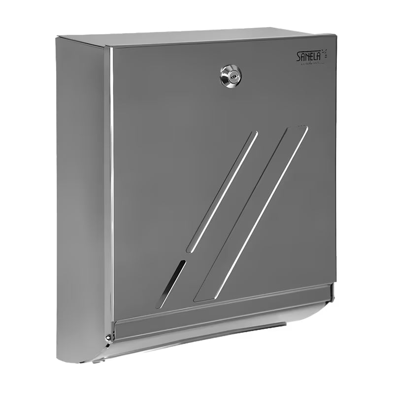 Nehrđajući dozator papirnatih ručnika Sanela s mat površinom