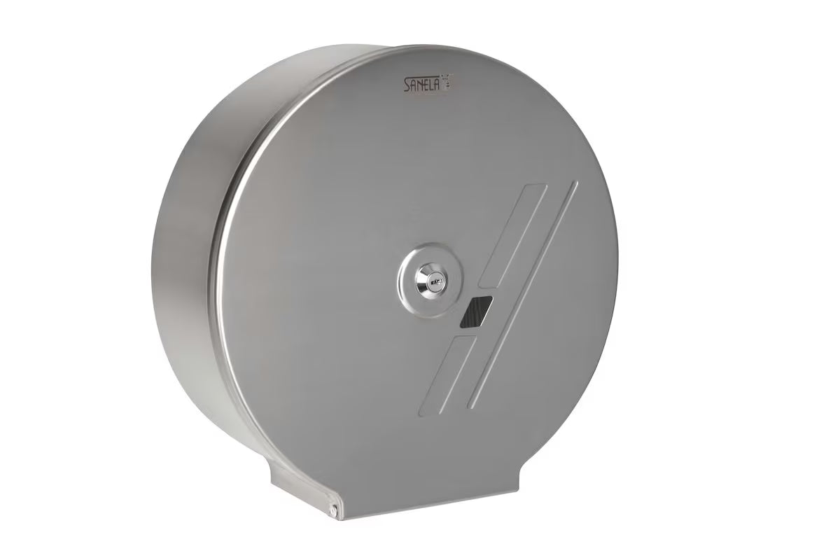 Nehrđajući zaključavajući držač toaletnog papira Sanela s mat površinom