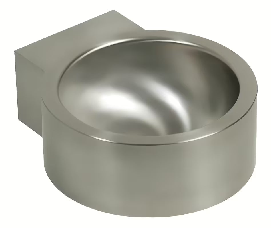 Viseće nehrđajući umivaonik Sanela Supersteel 38x45 cm bez preljeva