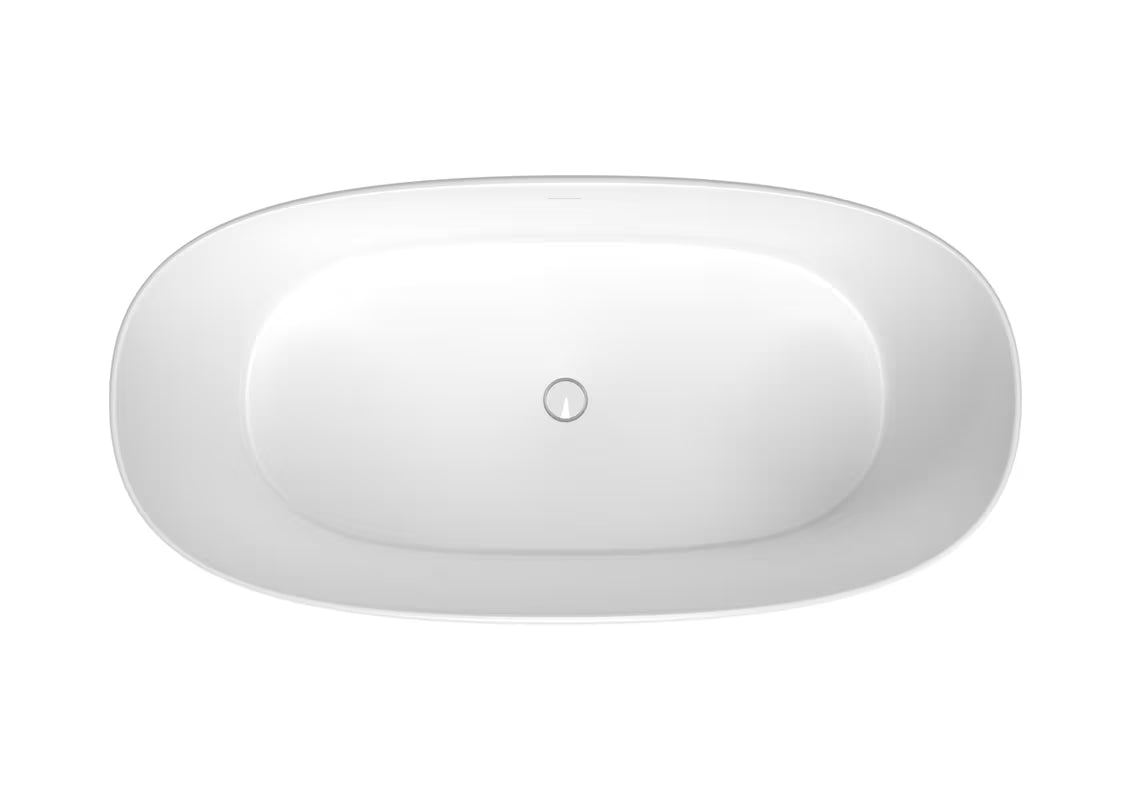 Samostojeća kada SAT Aula od lijevanog mramora 160x78,7 cm s mogućnošću lijeve i desne orijentacije