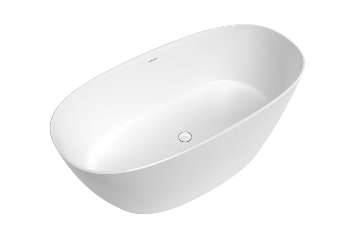 Samostojeća kada SAT Aula od lijevanog mramora 160x78,7 cm s mogućnošću lijeve i desne orijentacije