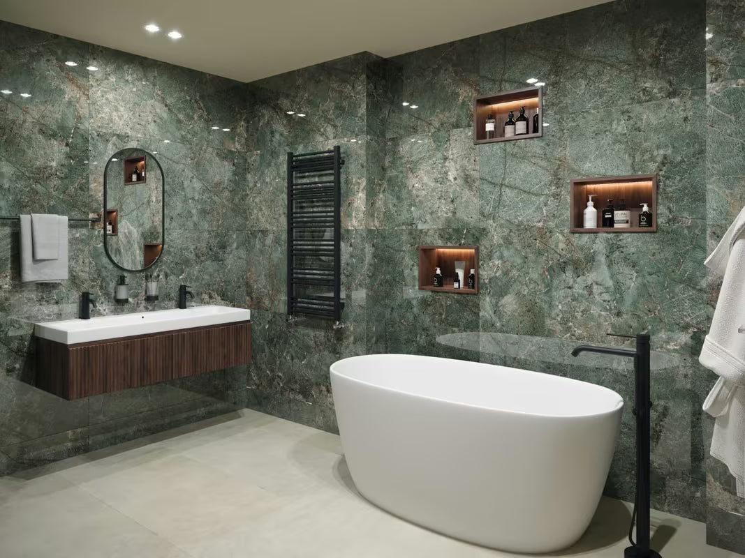 Samostojeća kada SAT Aula od lijevanog mramora 160x78,7 cm s mogućnošću lijeve i desne orijentacije