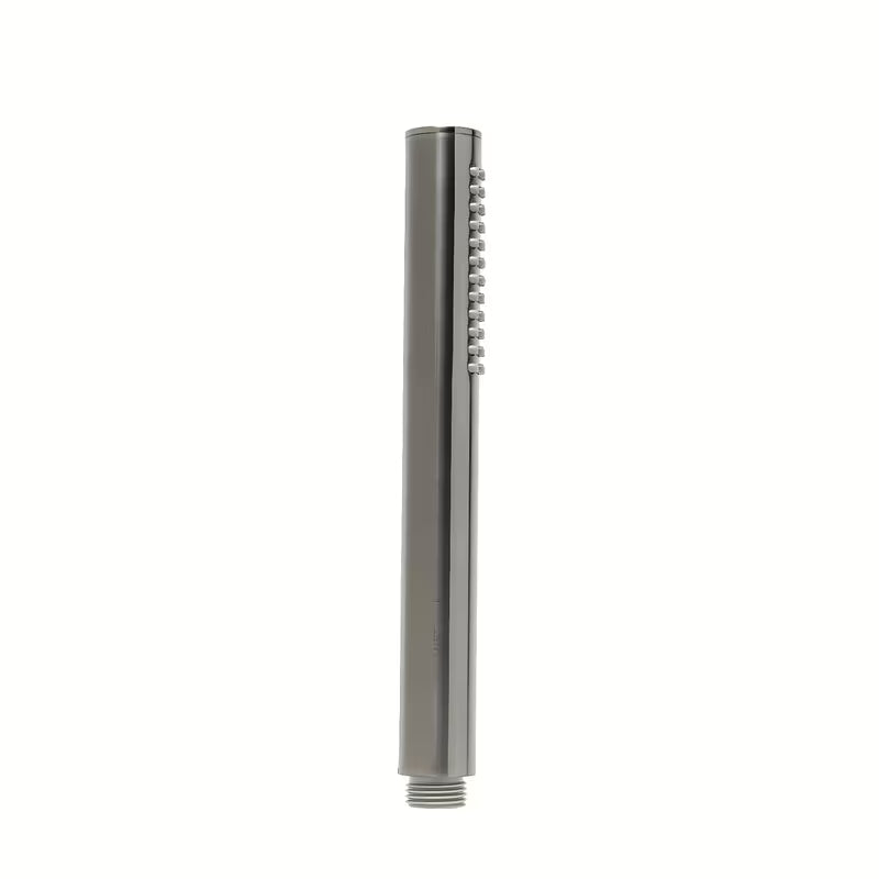 Ručni tuš SAT Aurum u obradi brušeni gun metal s okruglim minimalističkim dizajnom.