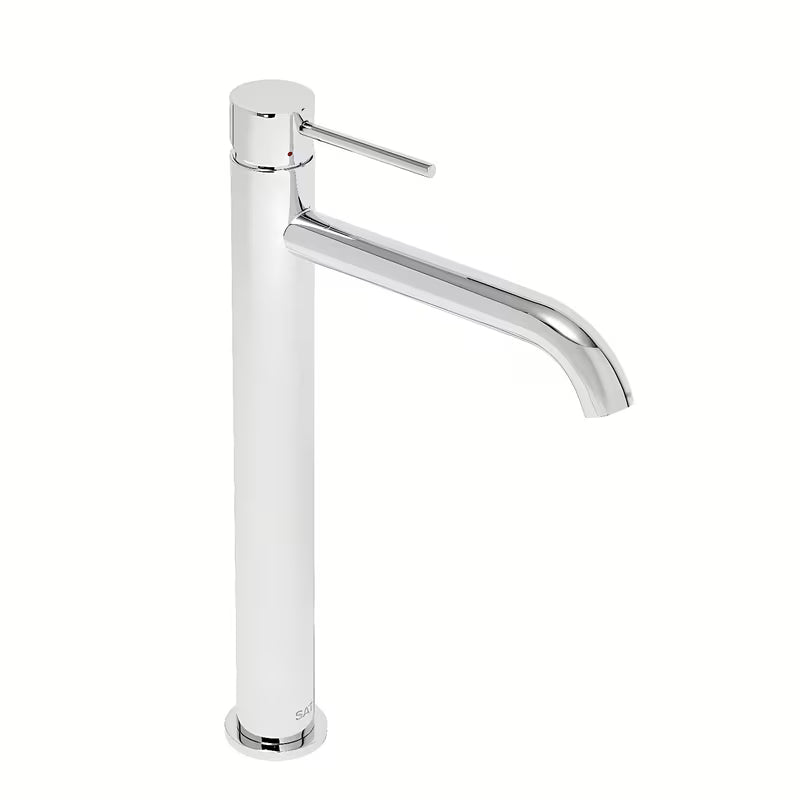 SAT Aurum visoka jednoručna baterija miješalica za umivaonik u sjajnoj kromiranoj obradi s okruglim dizajnom