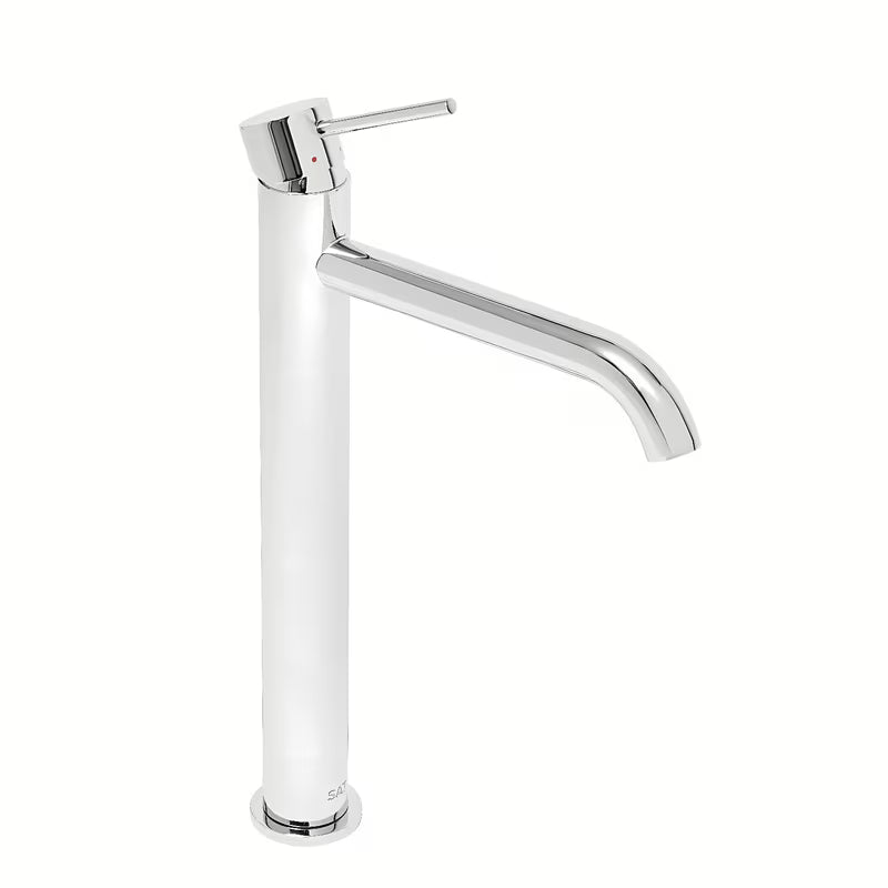 SAT Aurum visoka jednoručna baterija miješalica za umivaonik u sjajnoj kromiranoj obradi s okruglim dizajnom