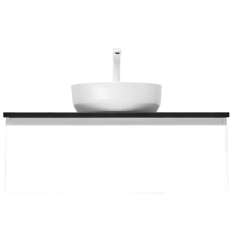 Bijela viseća kupaonski ormarić SAT B-Way 1 s pokrovnom pločom, 99x45x30 cm
