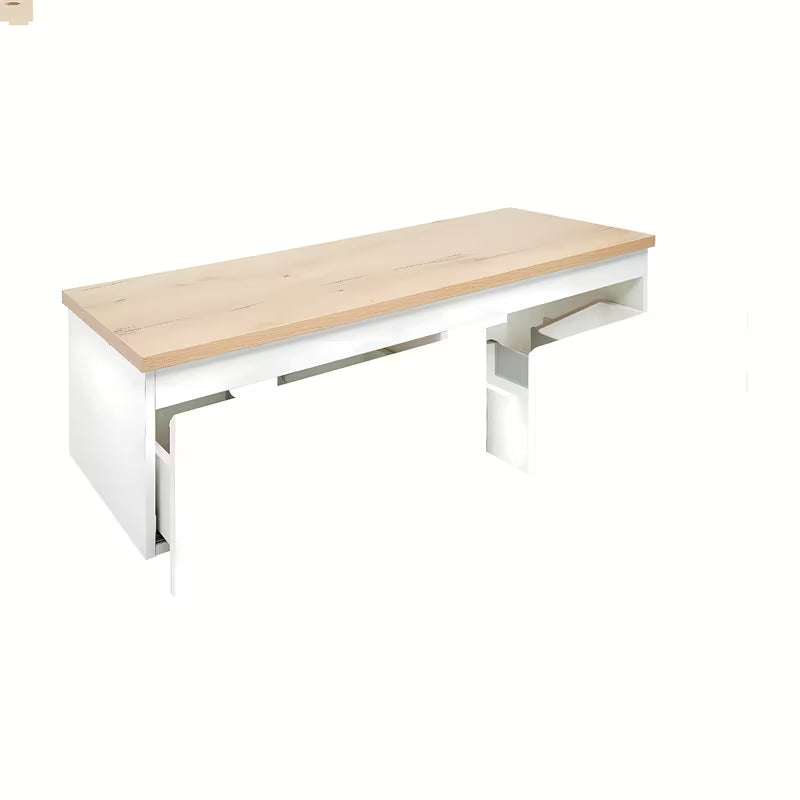 Viseća kupaonski ormarić SAT B-Way 1 s pokrovnom pločom u bijelom sjaju, 119x30x45 cm