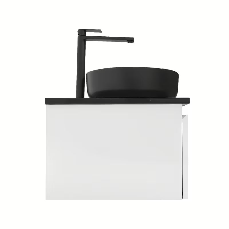 Viseća kupaonski ormarić SAT B-Way 1 u bijelom sjaju s pokrovnom pločom