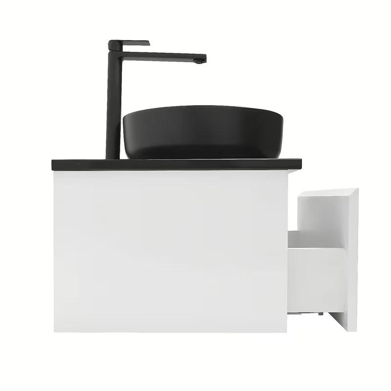 Viseća kupaonski ormarić SAT B-Way 1 u bijeloj boji sa sjajnom površinom i pokrovnom pločom