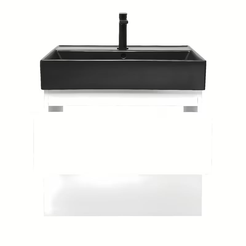 Viseća kupaonski ormarić s umivaonikom SAT B-Way 1 u sjajnoj bijeloj boji