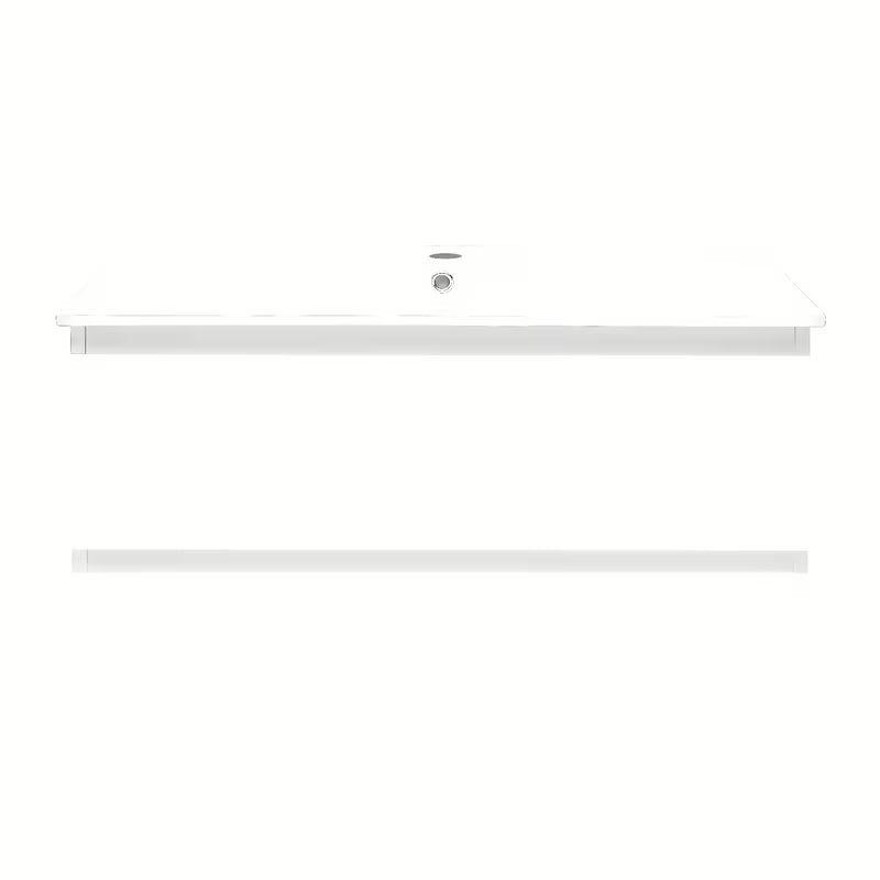 Viseća kupaonski ormarić s umivaonikom SAT B-Way 1 u bijelom sjaju s dvije ladice