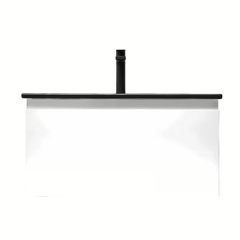 Viseća kupaonski ormarić s umivaonikom SAT B-Way 1 u bijelom sjaju 59x45x30 cm