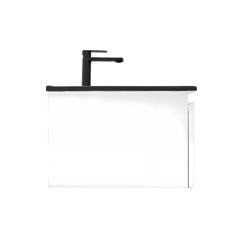 Viseća kupaonski ormarić s umivaonikom SAT B-Way 1 u bijelom sjaju 59x45x30 cm