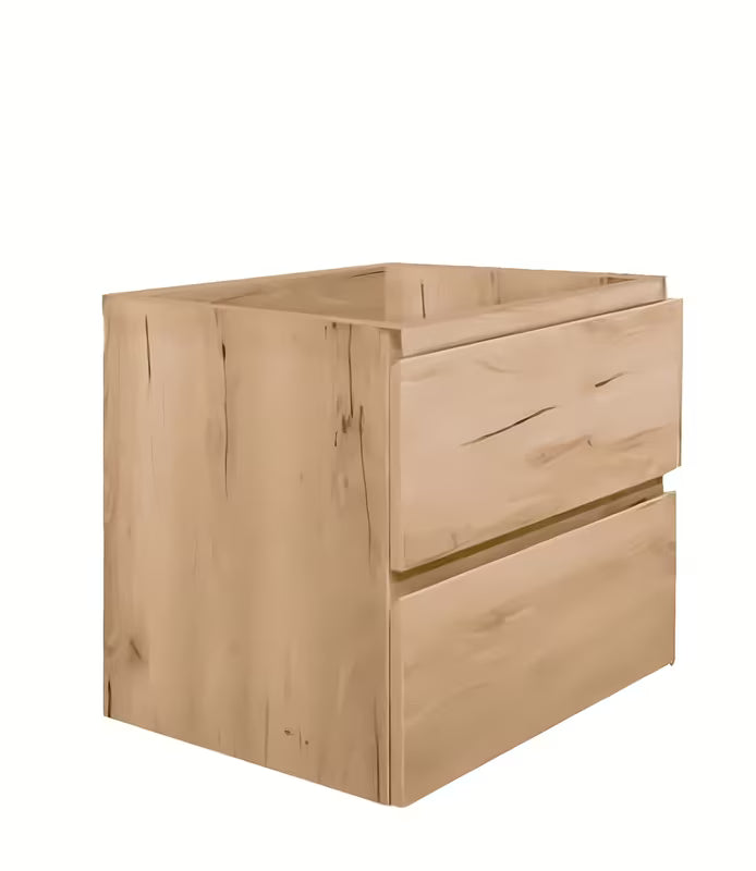 Viseća kupaonski ormarić SAT B-Way s pokrovnom pločom u dekoru hrasta i dvije ladice