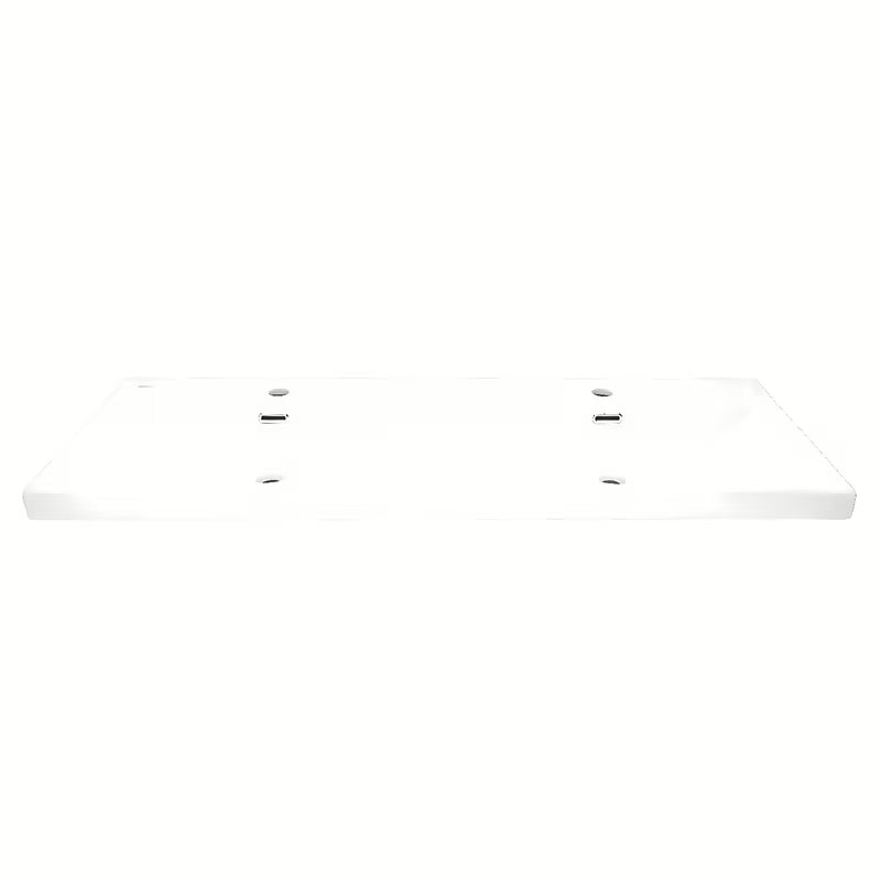 Namještajni dvostruki umivaonik SAT B-Way 121x46 cm u mat bijeloj boji s dva otvora pro slavinu