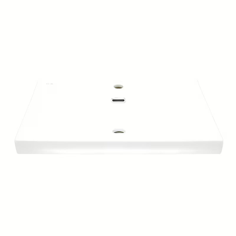 Namještajni keramički umivaonik SAT B-Way 60,5x46,5 cm u mat bijeloj boji s otvorom pro slavinu u sredini